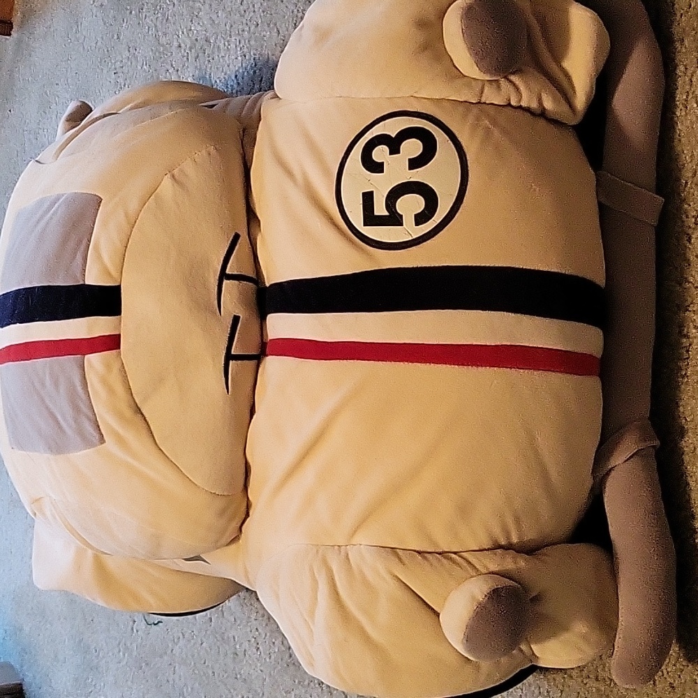 Herbie the love bug pillow large